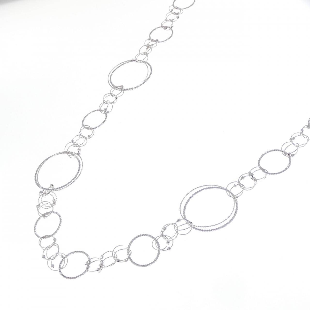 K18WG ネックレス