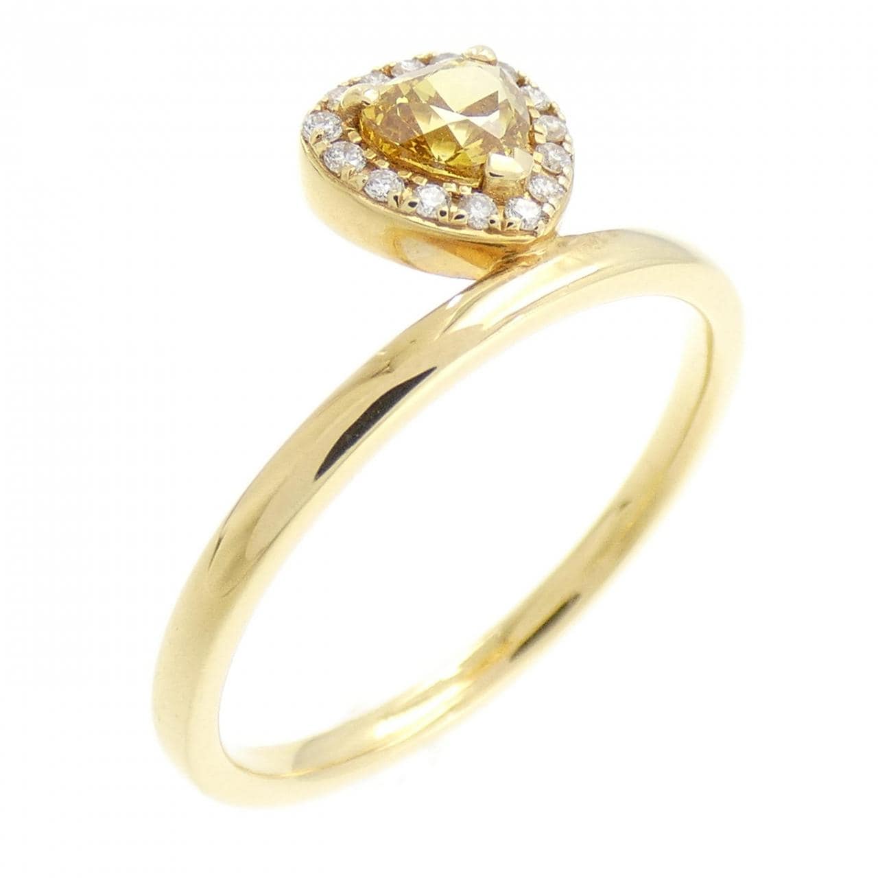 【新品】K18YG ダイヤモンド リング 0.30CT