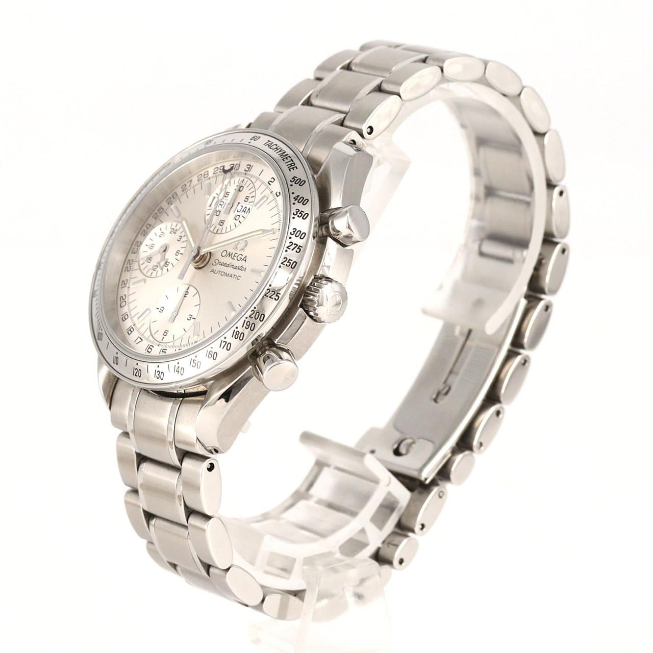 【免保养优惠价】欧米茄超霸系列星期日历腕表 3523.30 不锈钢自动上弦