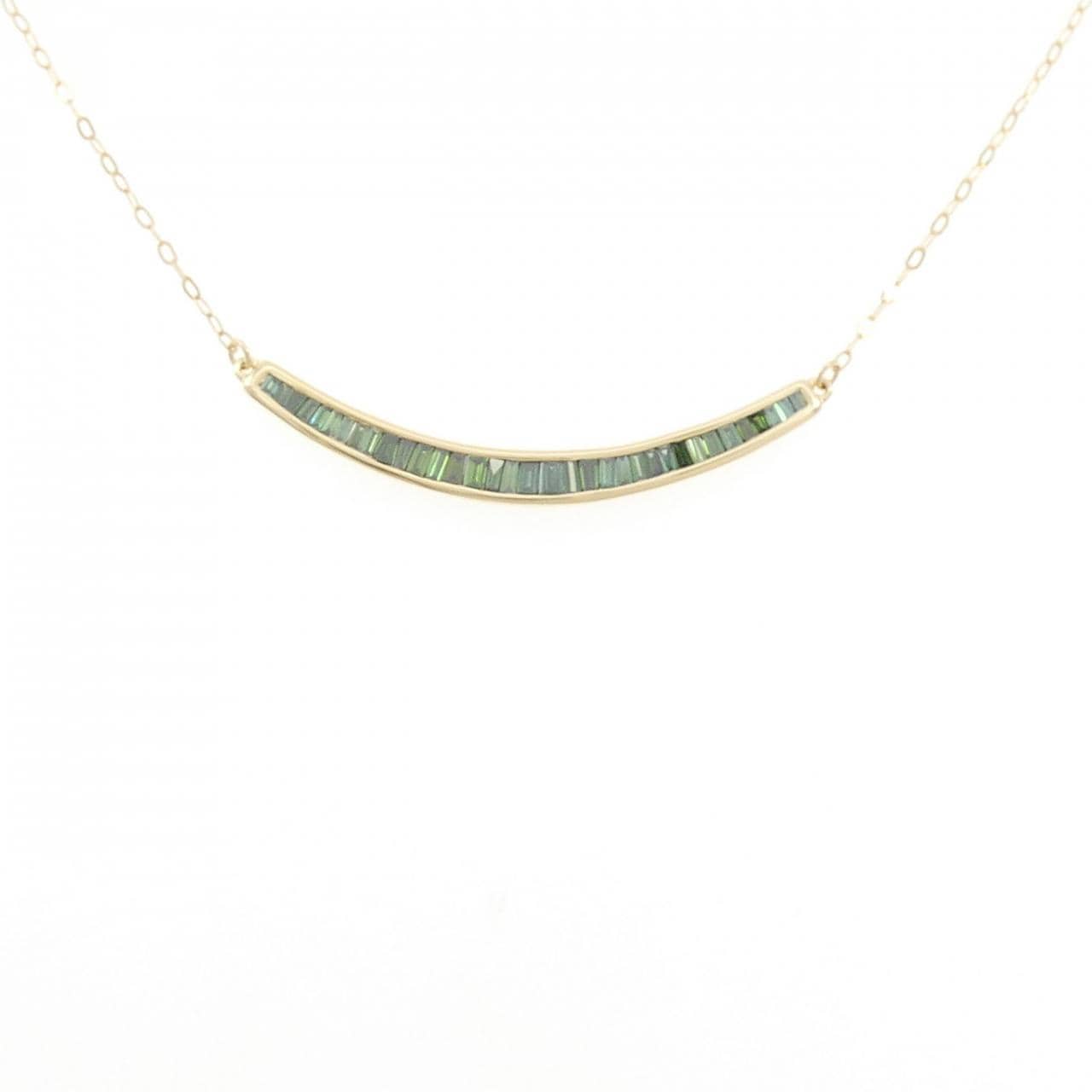 K18YG ダイヤモンド ネックレス 0.35CT