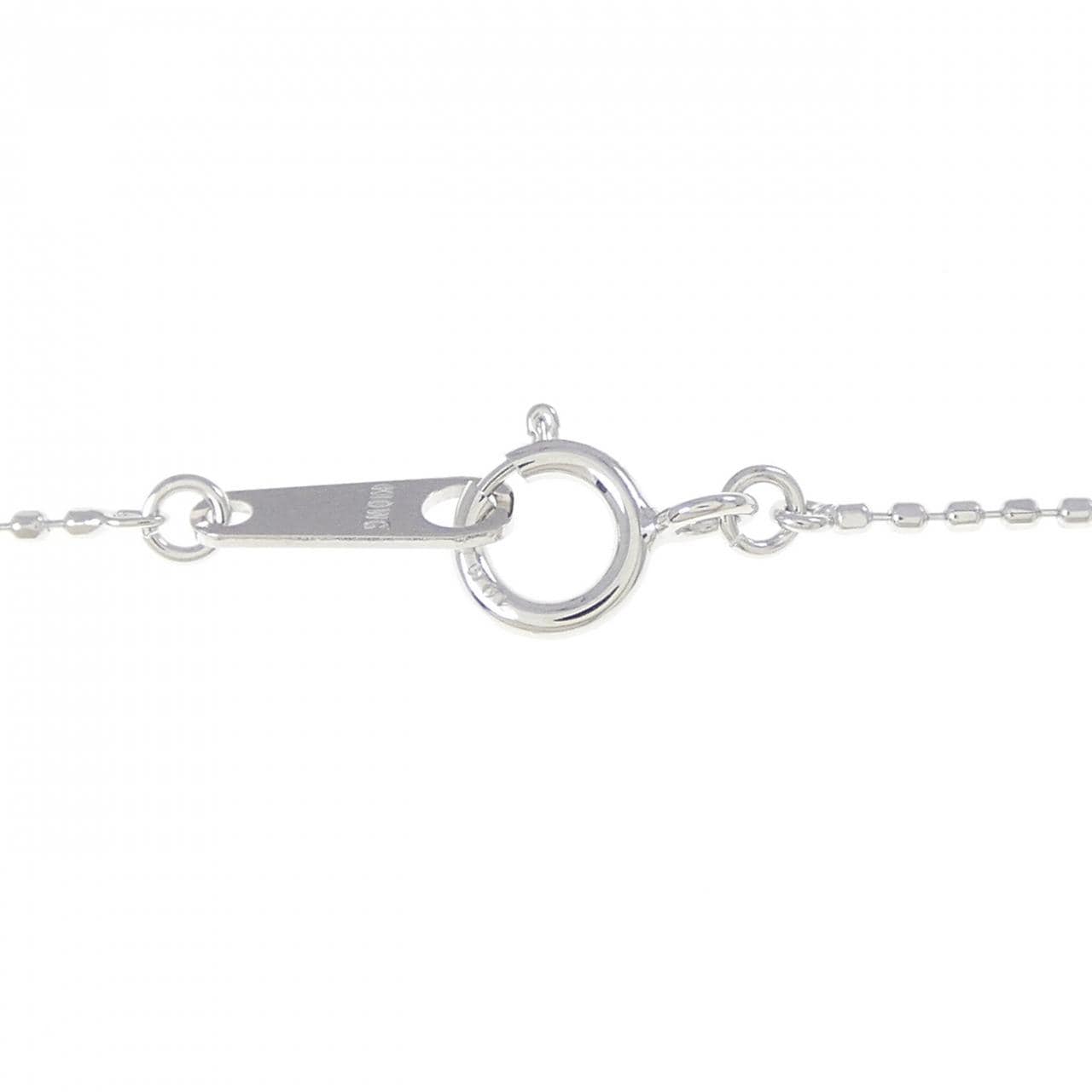K10WG ダイヤモンド ネックレス 0.03CT