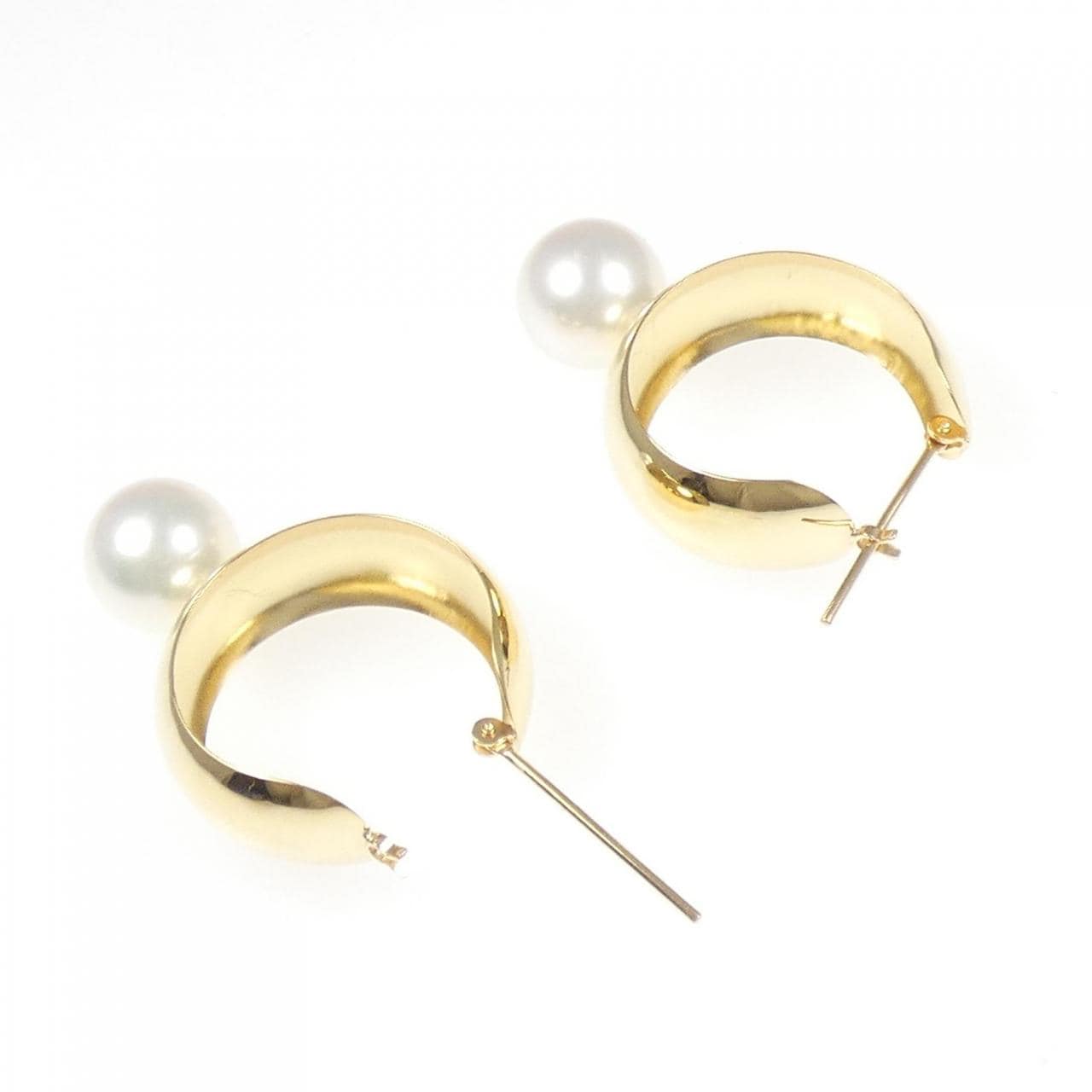 K18YG アコヤパール ピアス 8.5mm