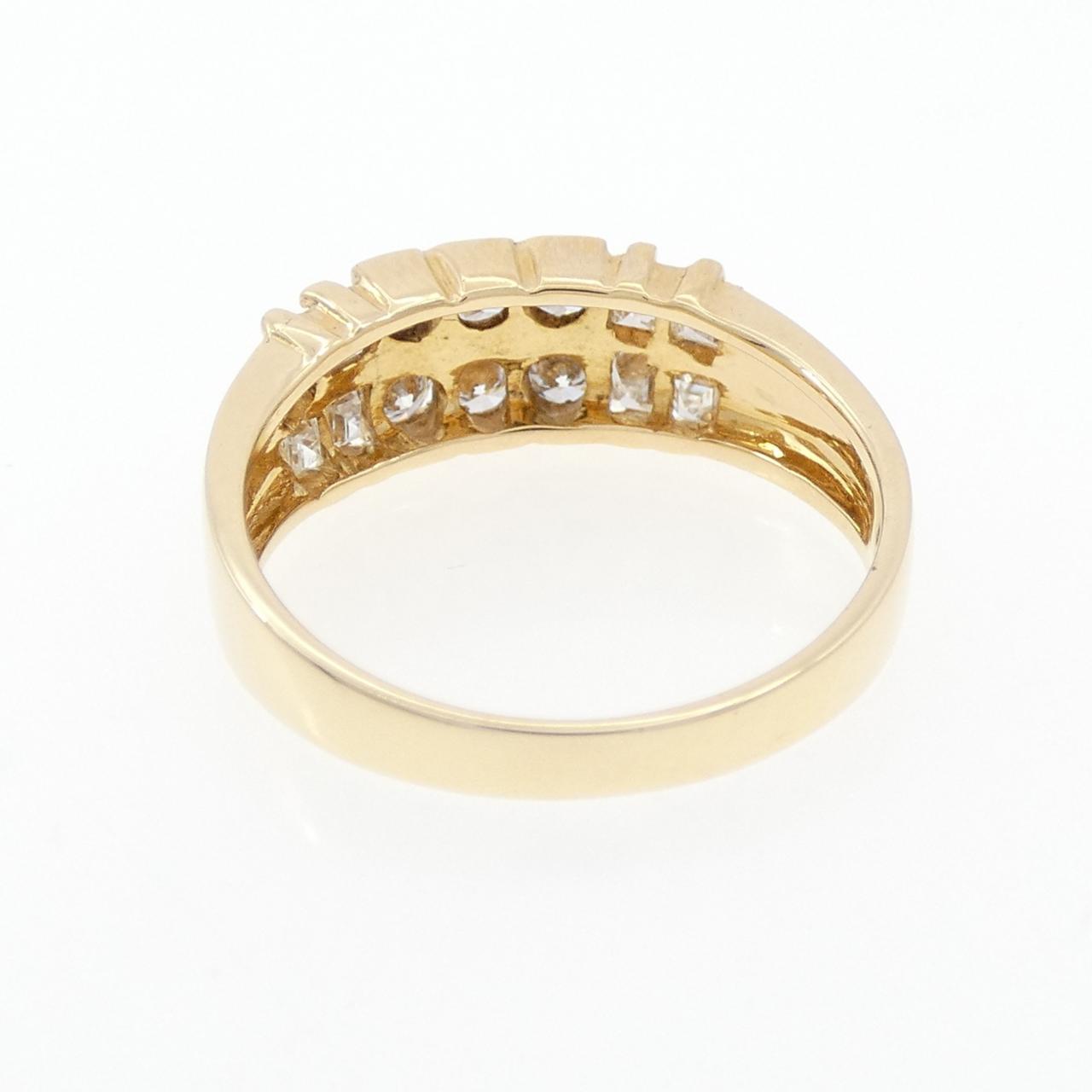 K18YG ダイヤモンド リング 0.47CT