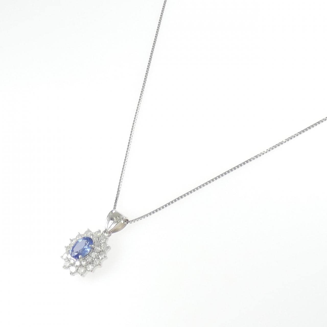 PT900/PT850 サファイヤ ネックレス 1.64CT