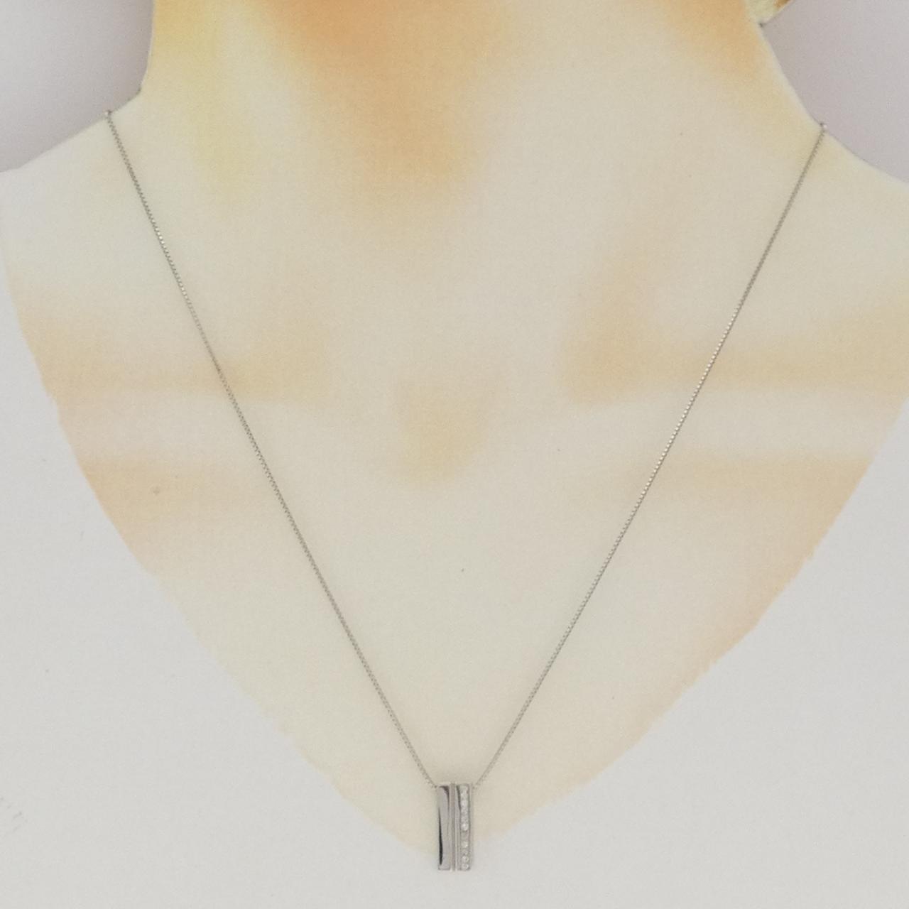 PT900/PT850 ダイヤモンド ネックレス 0.05CT
