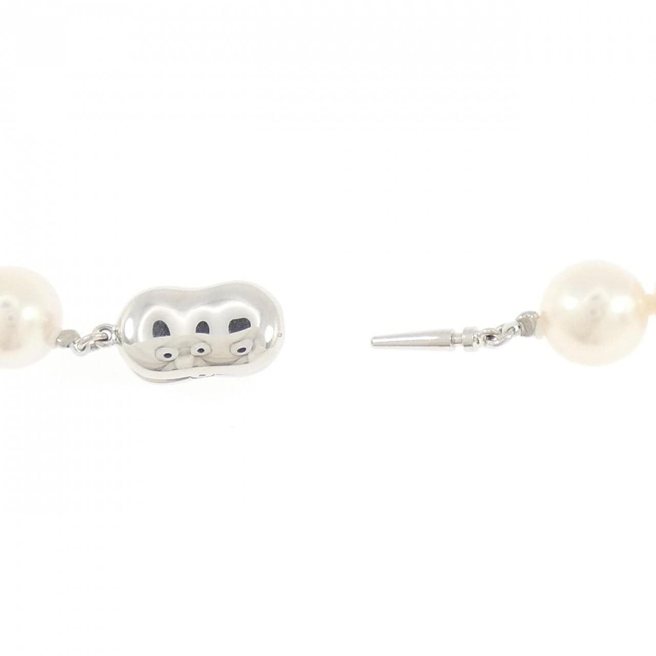 シルバークラスプ アコヤパール ネックレス 9-9.5mm
