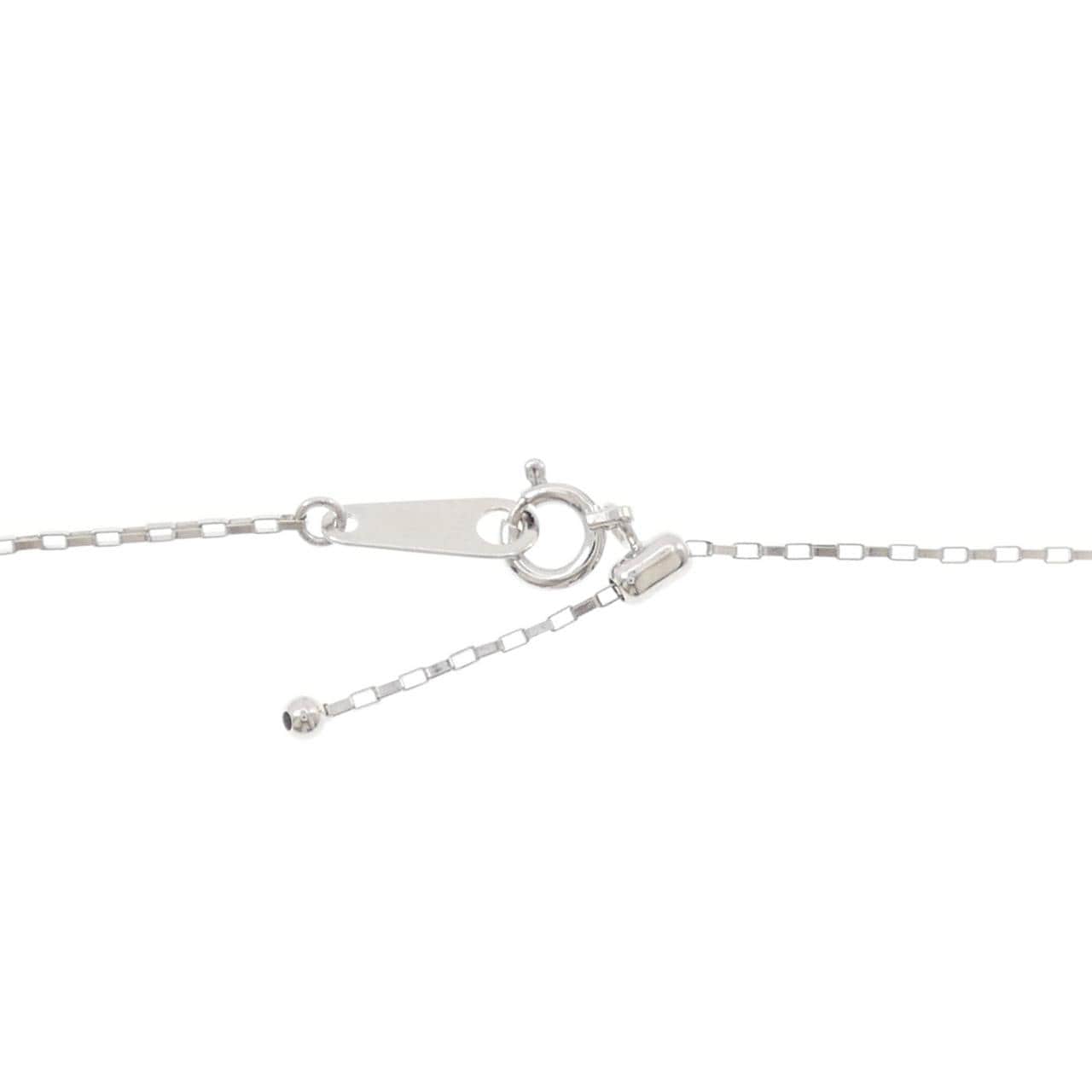 K18WG クロス ダイヤモンド ネックレス 2.00CT