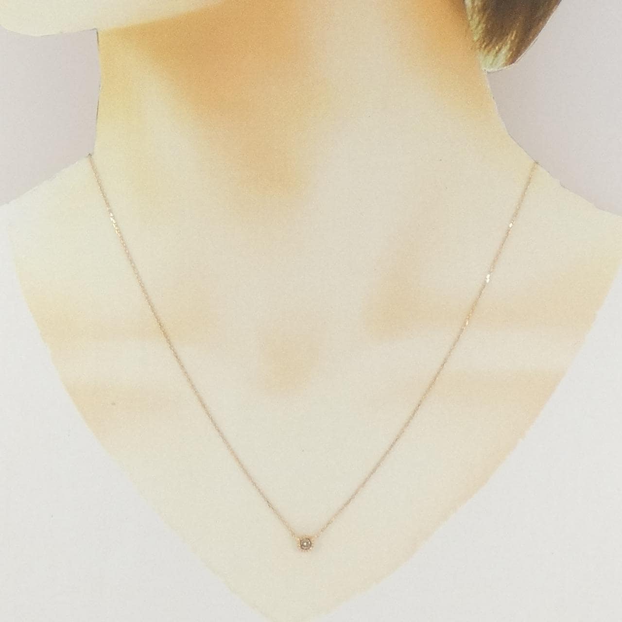エスジェーエックス ダイヤモンド ネックレス 0.07CT
