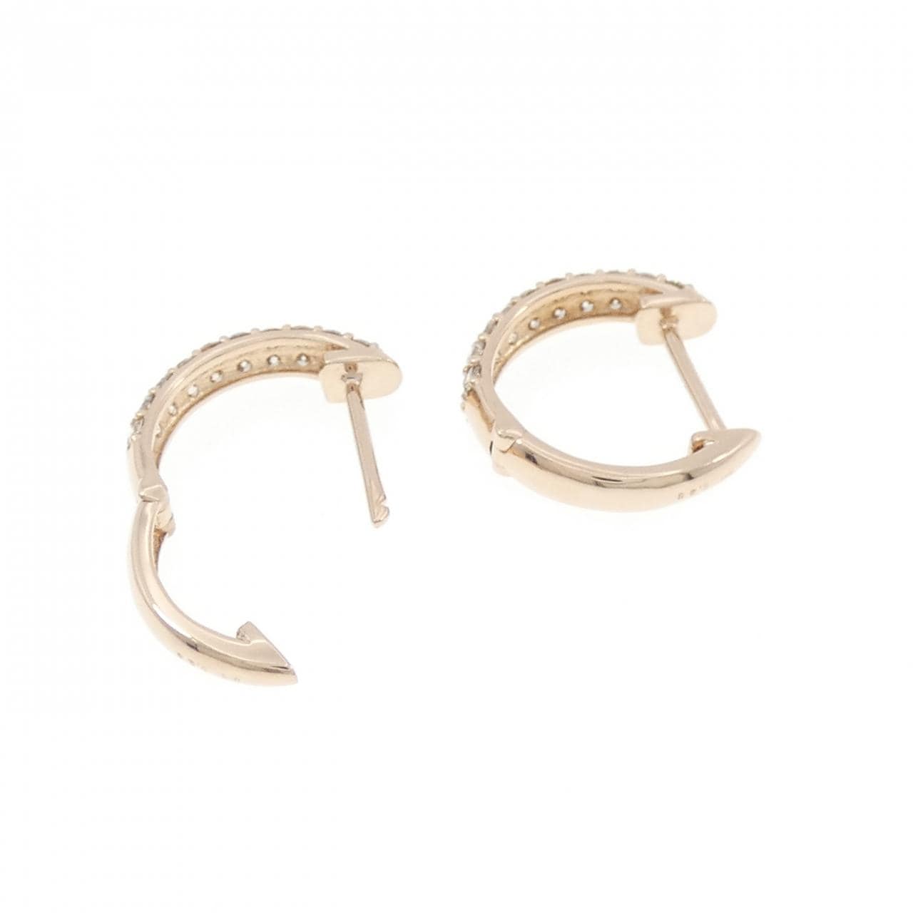 K18PG ダイヤモンド ピアス 0.50CT