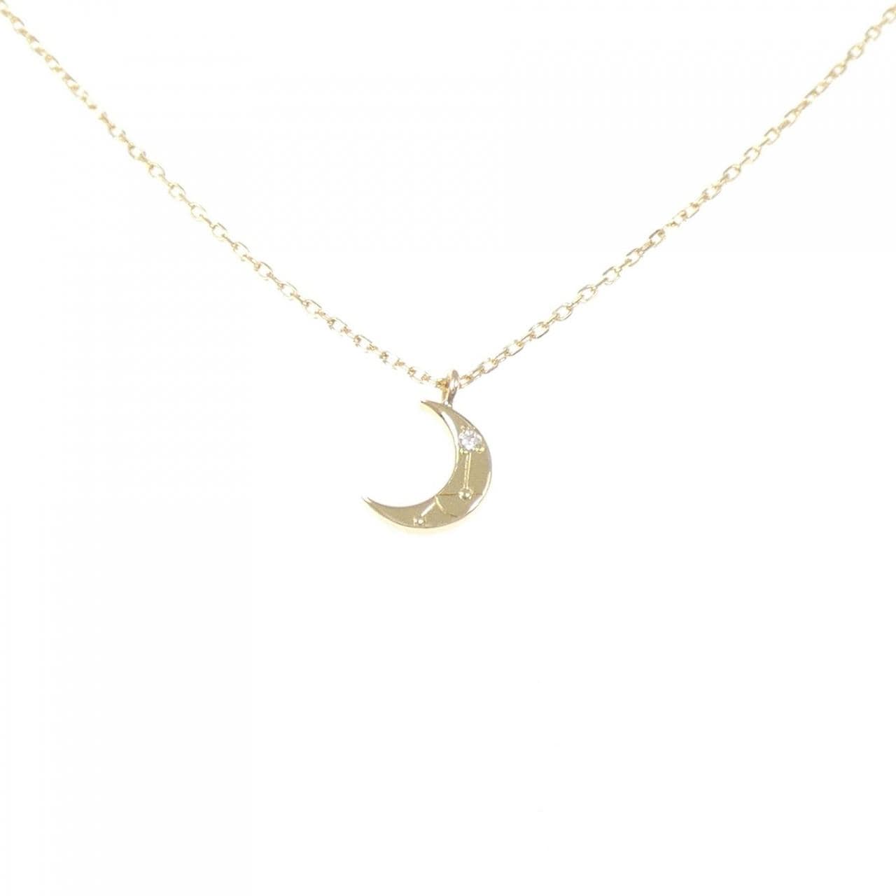 レ デッサン ドゥ デゥー ムーン ダイヤモンド ネックレス 0.005CT