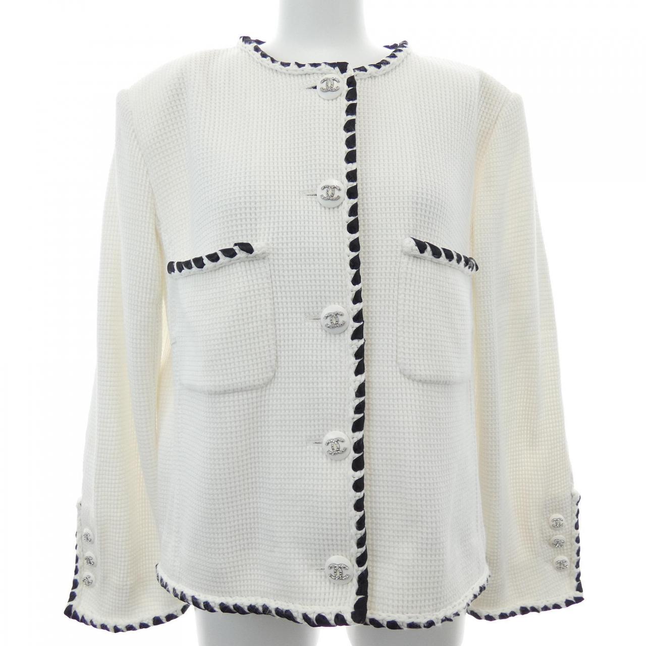 シャネル CHANEL P70028V60820 21C ノーカラージャケット