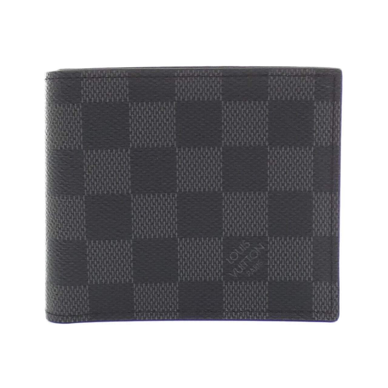 LOUIS VUITTON Damier Graphite Portefeuille Marco N63336 Wallet