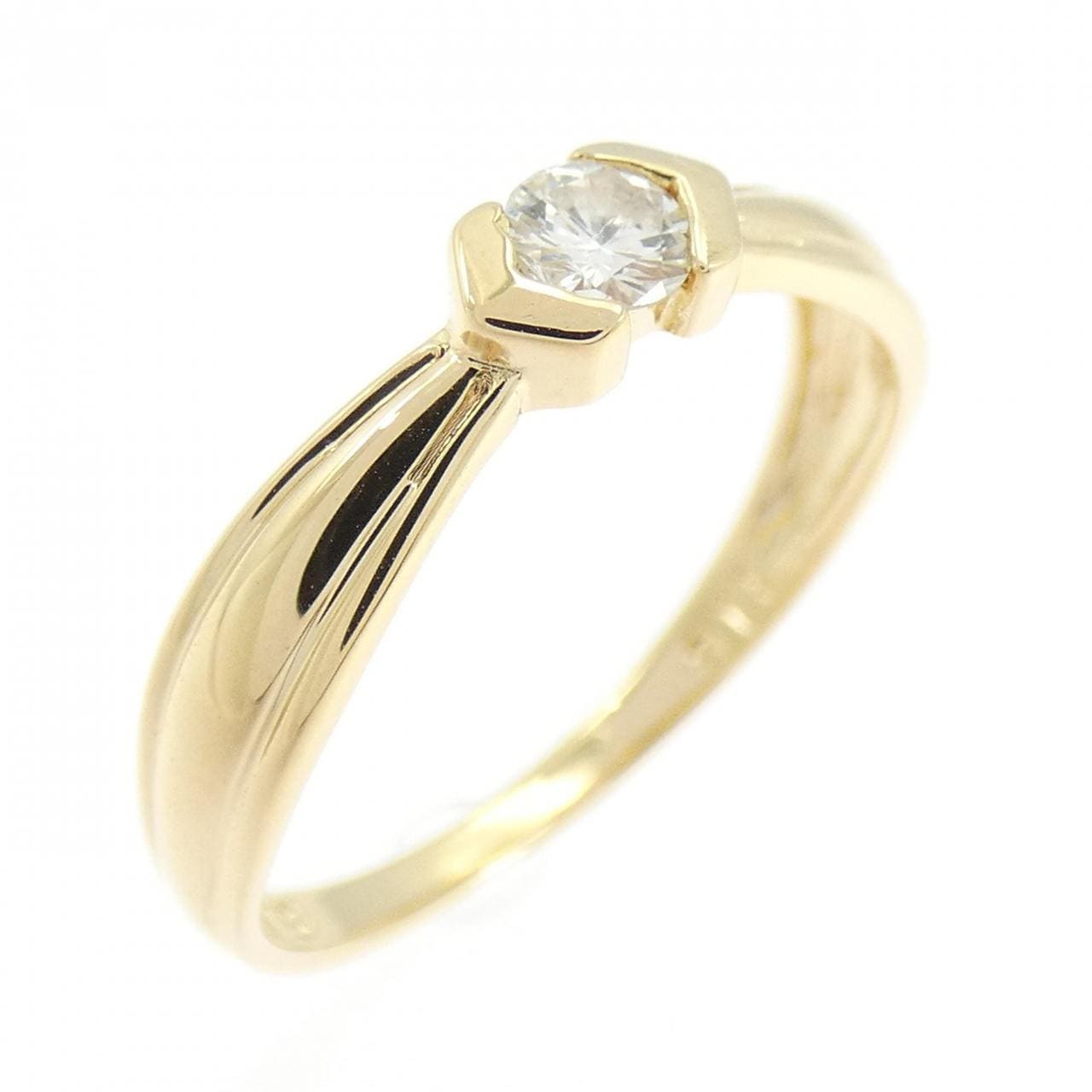 K18YG ダイヤモンド リング 0.11CT