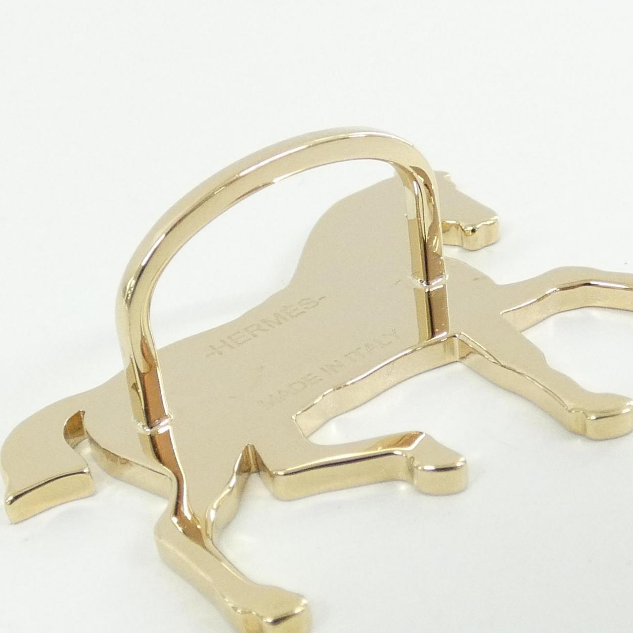 エルメス CHEVAL A LA COUVERTURES 603722S スカーフリング