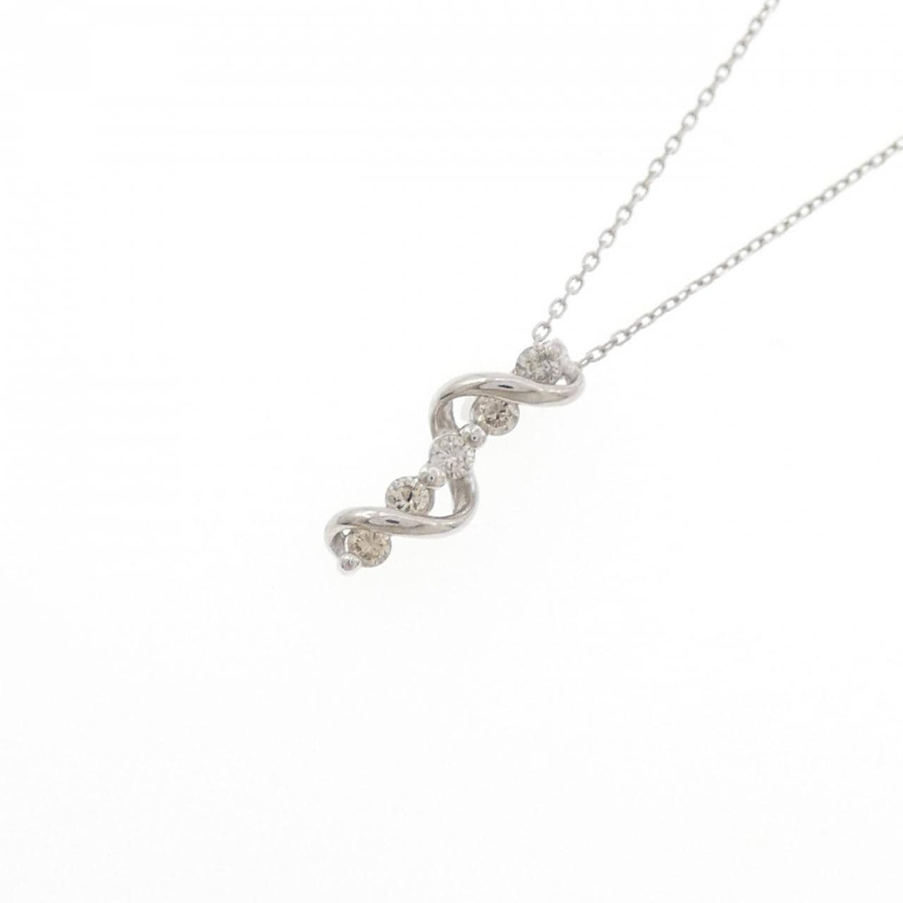 PT900/PT850 ダイヤモンド ネックレス 0.20CT