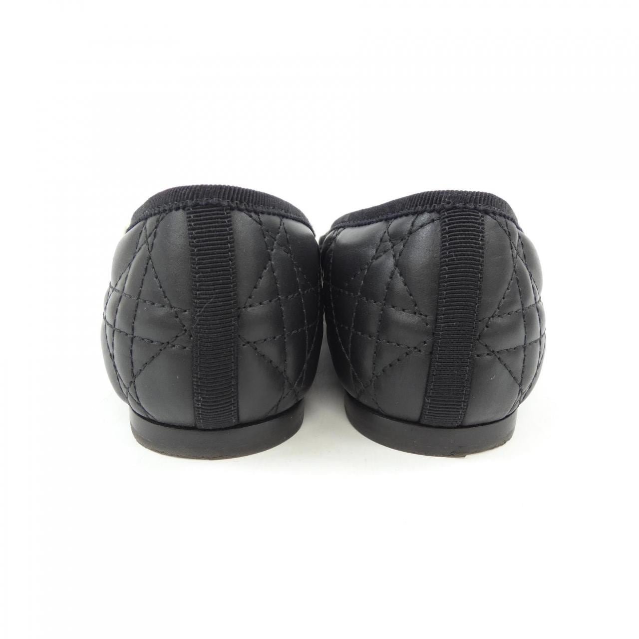 クリスチャンディオール CHRISTIAN DIOR CANNAGE QUILTED DIOR BALLET フラットシューズ
