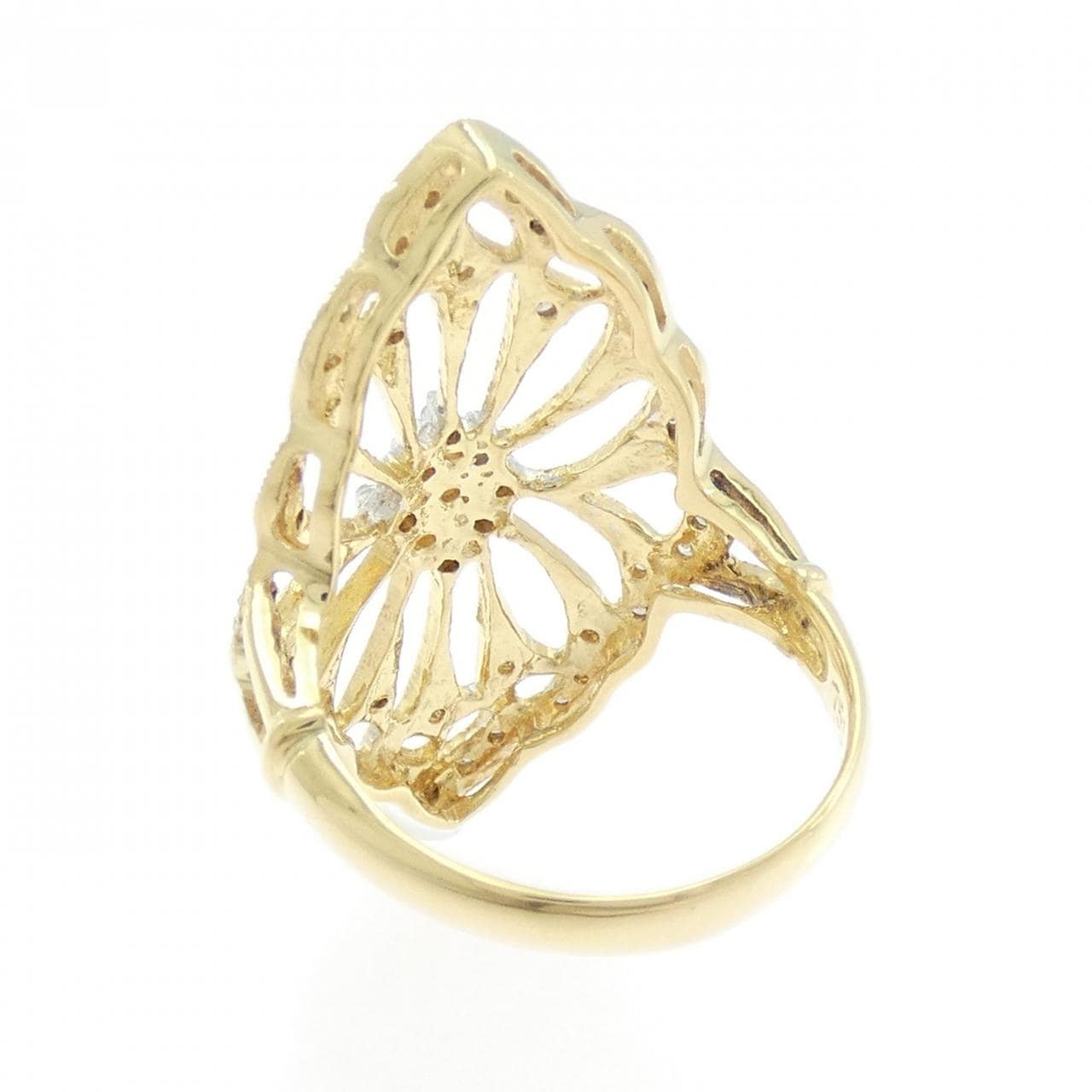 750YG/750WG ダイヤモンド リング 0.26CT