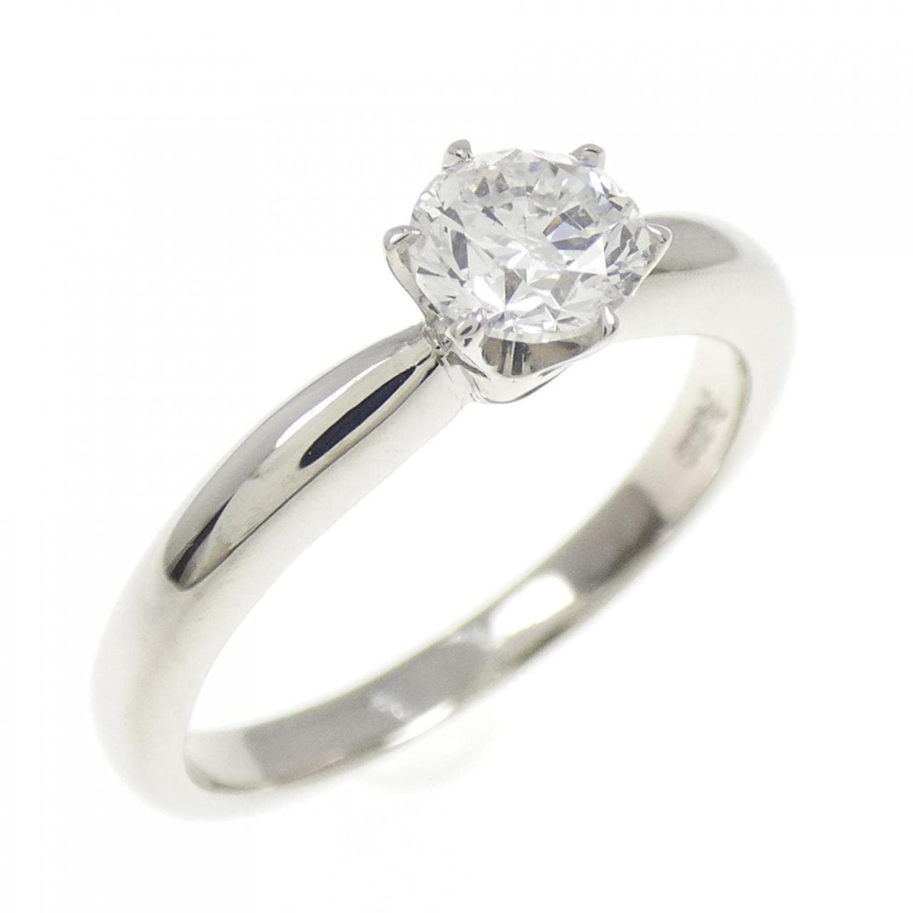 PT900 ソリティア ダイヤモンド リング 0.486CT