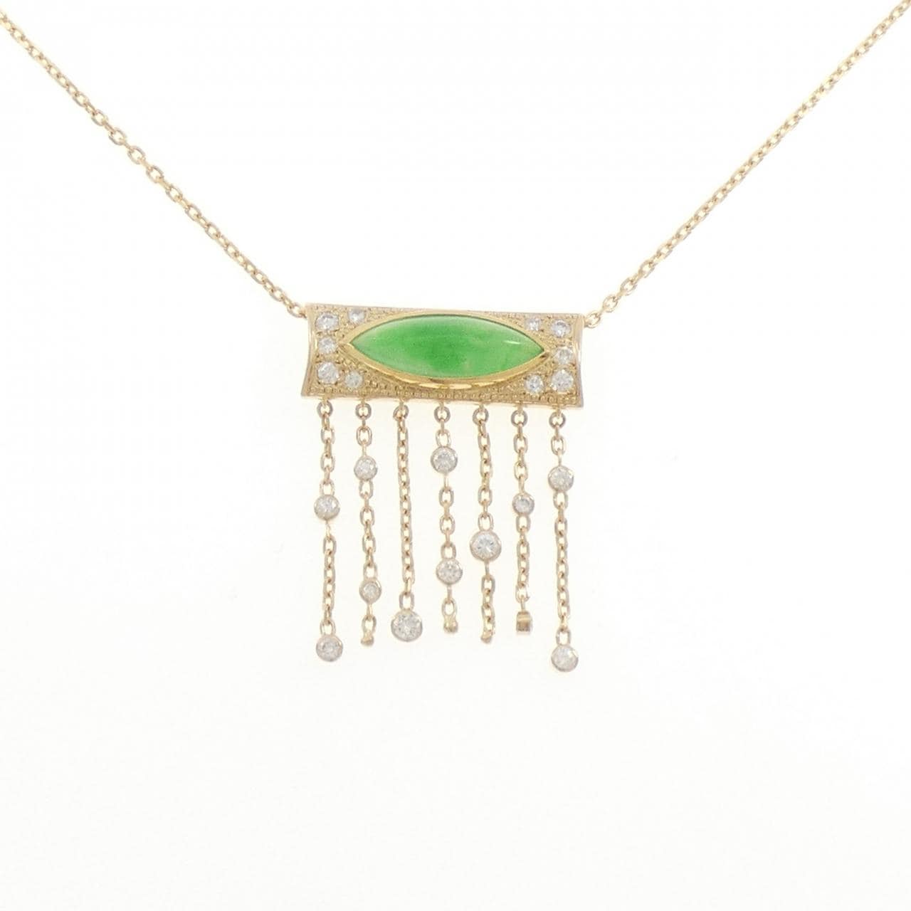 K18YG ヒスイ ネックレス