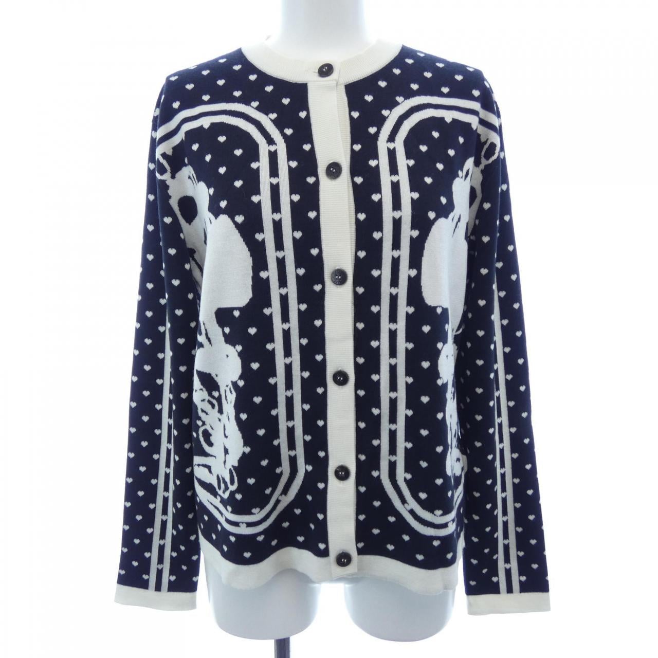 エルメス HERMES BRIDES DE GAlA LOVE *87-7711. カーディガン