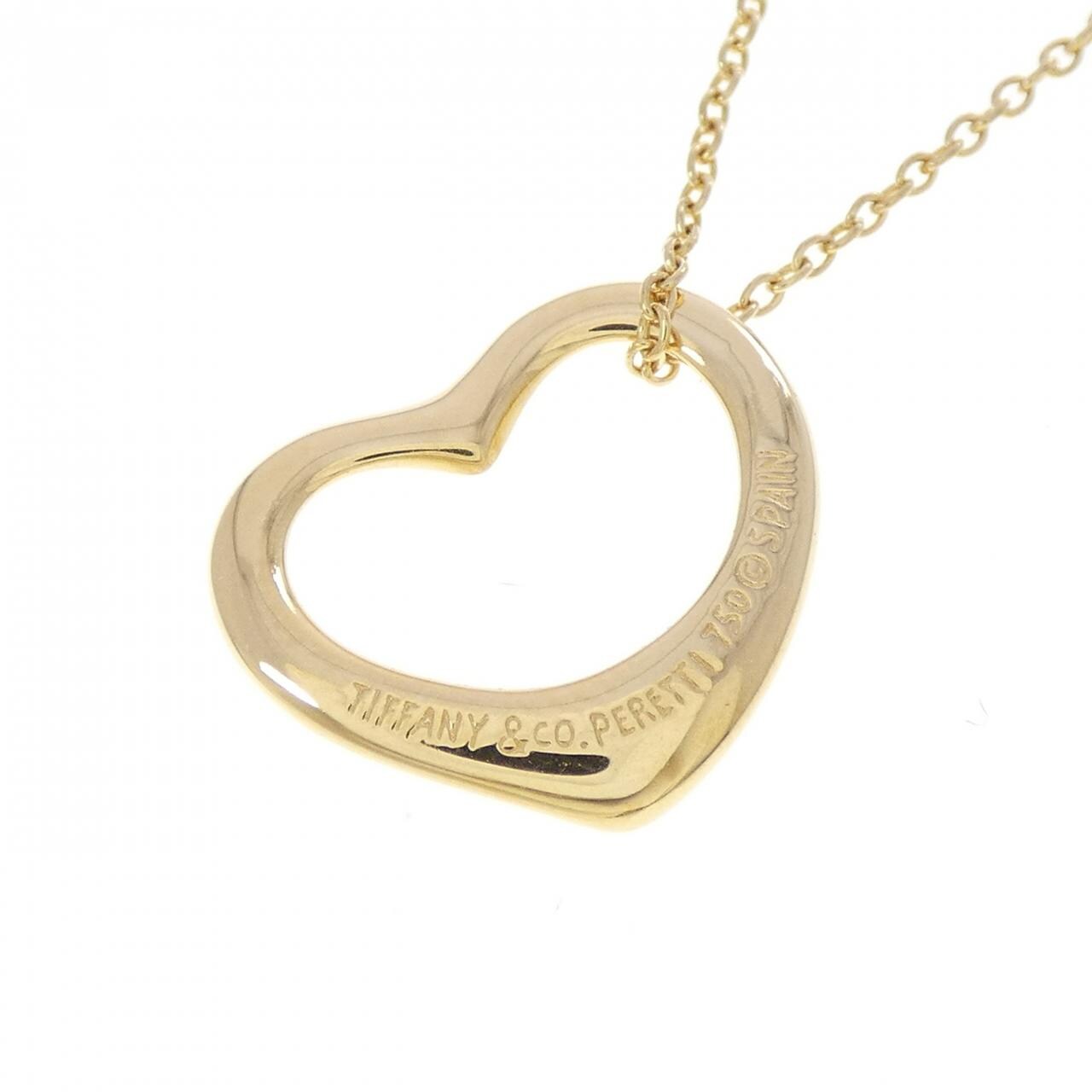ティファニー オープンハート ネックレス