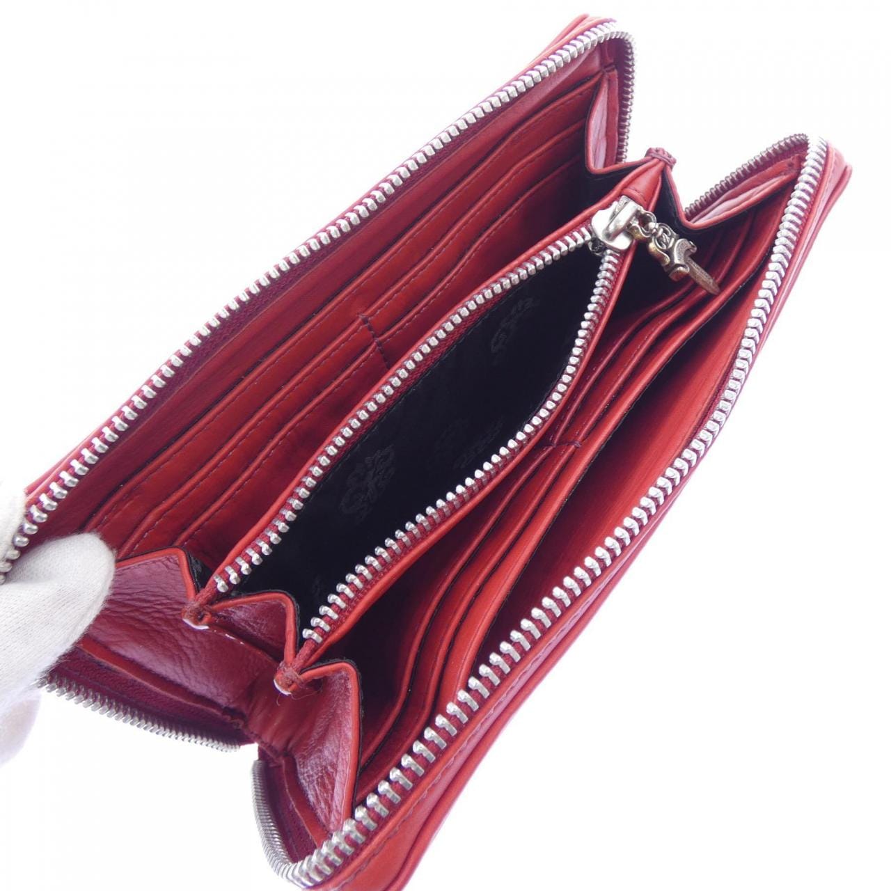 クロムハーツ CHROME HEARTS REC F ZIP #2 W/ZIP TRIM XSM FILIGREE PLS 302068982IOXXX178 WALLET