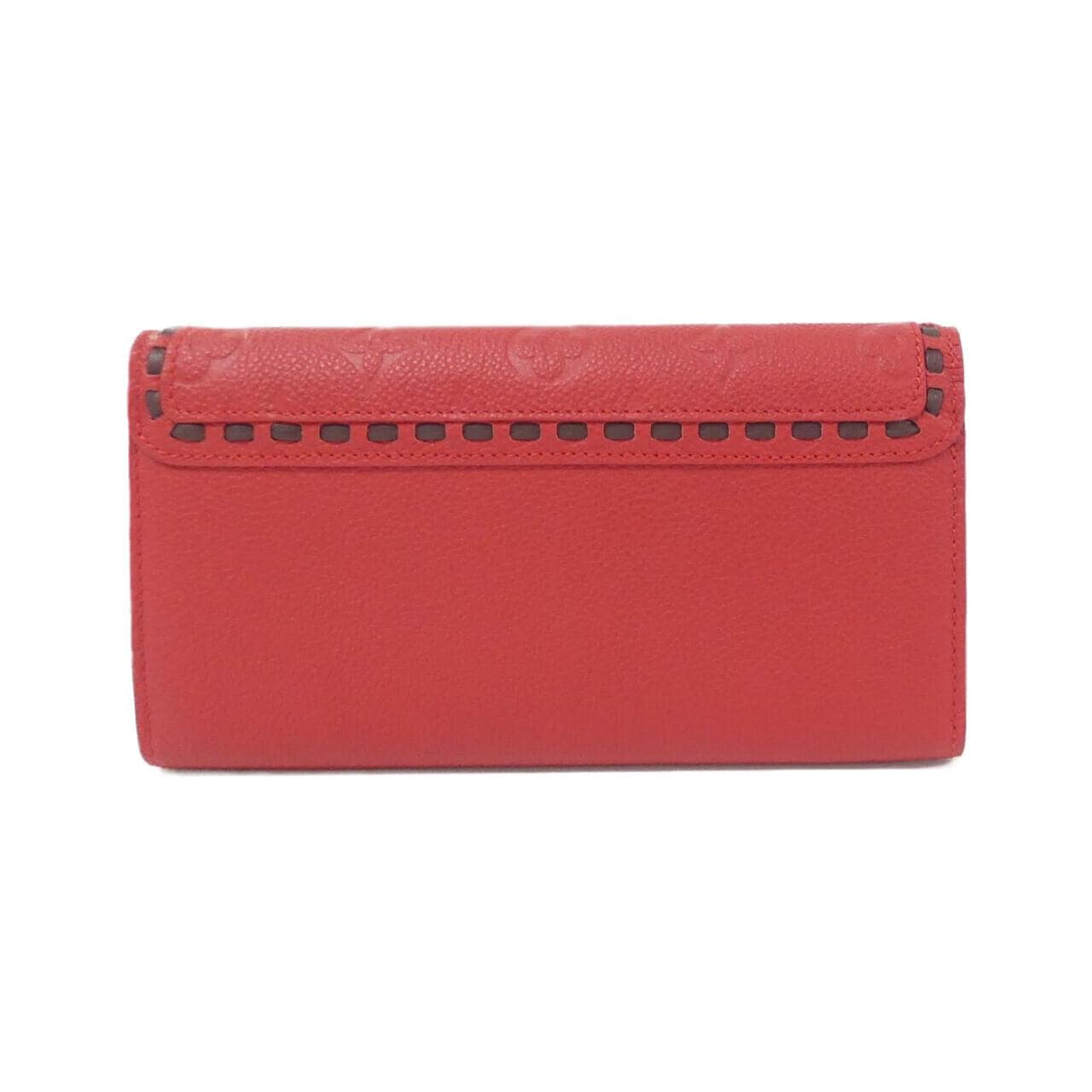 LOUIS VUITTON Monogram Empreinte Portefeuille Sarah M64816 Wallet