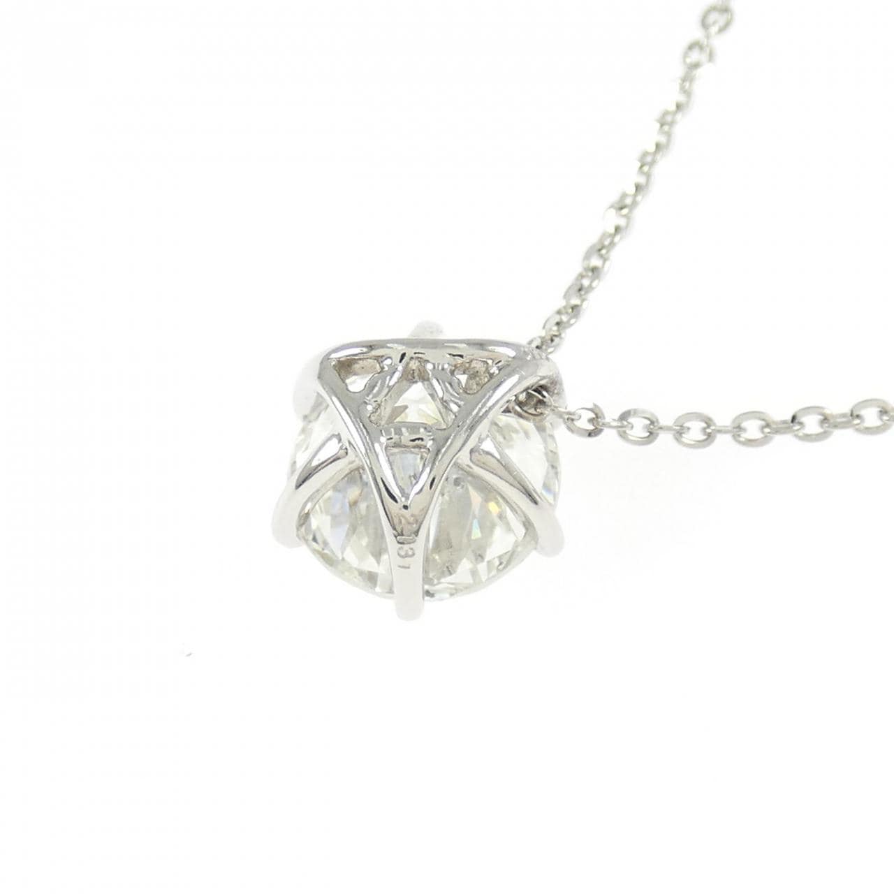 PT950/PT850 ダイヤモンド ネックレス 2.131CT I SI2 Good