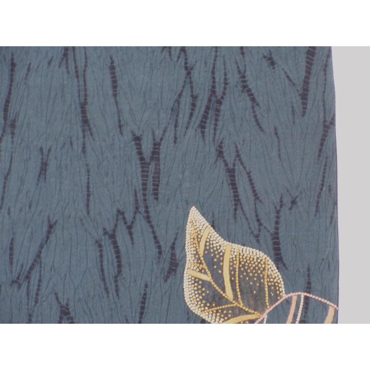 【未使用品】袋帯　絞り加工　相良刺繍
