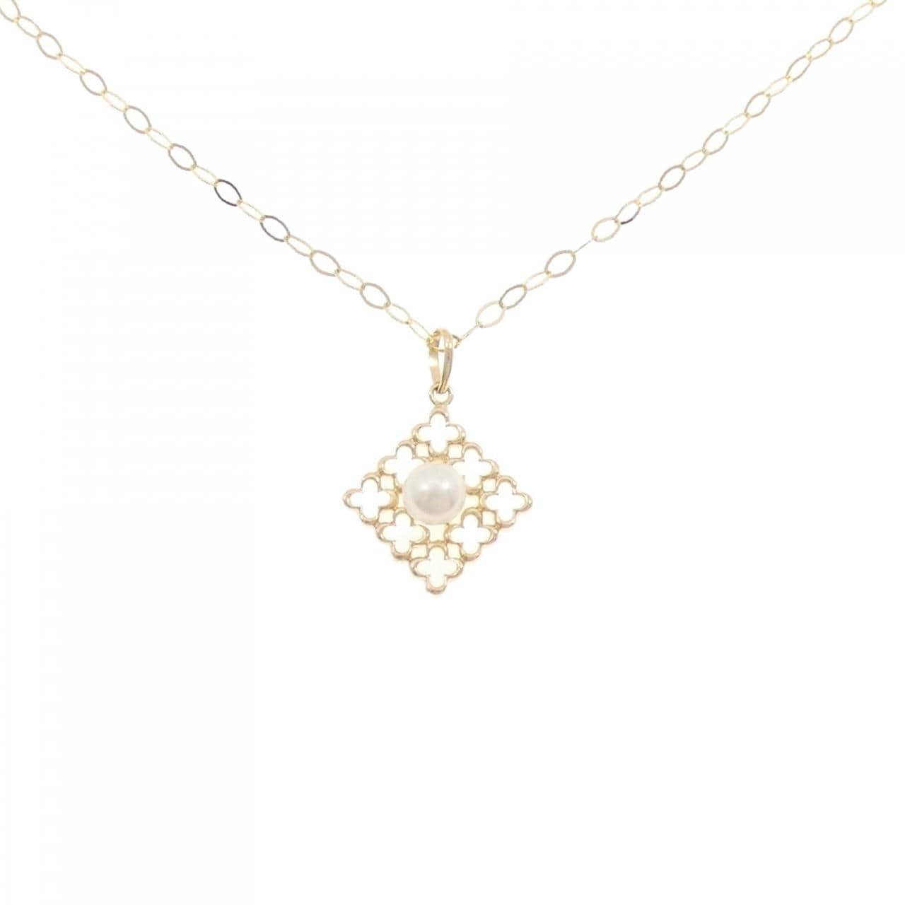 K18YG/18KTYG アコヤパール ネックレス 5.5mm