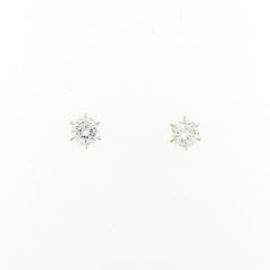 【新品】K18YG ダイヤモンド ピアス 0.216CT 0.215CT G VS2 Good