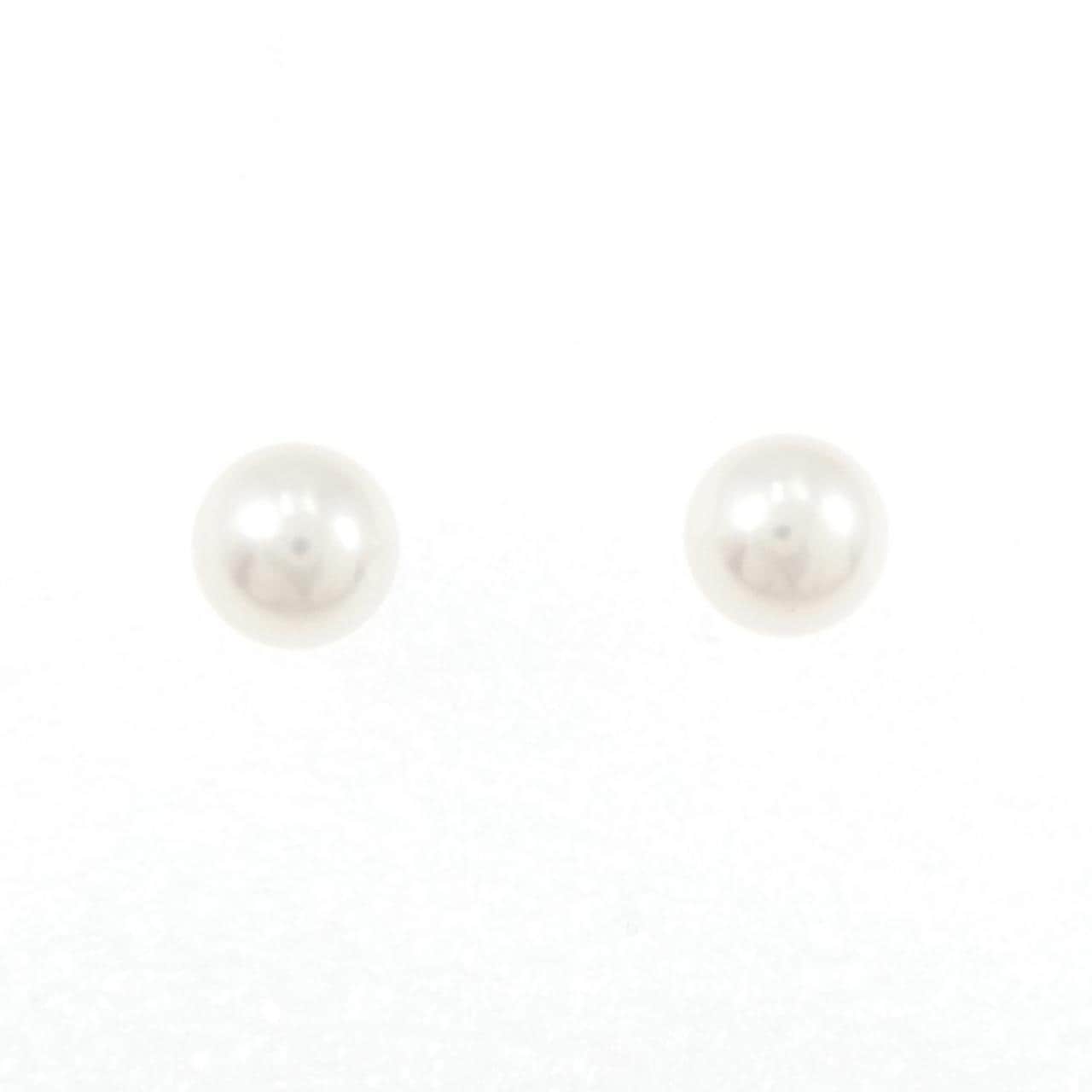 K14WG アコヤパール ピアス 7.4mm