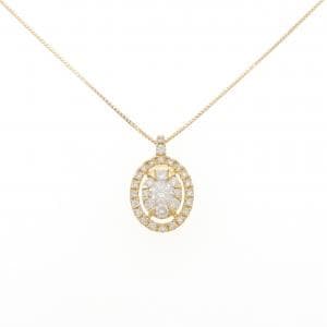 K18YG ダイヤモンド ネックレス 0.320CT