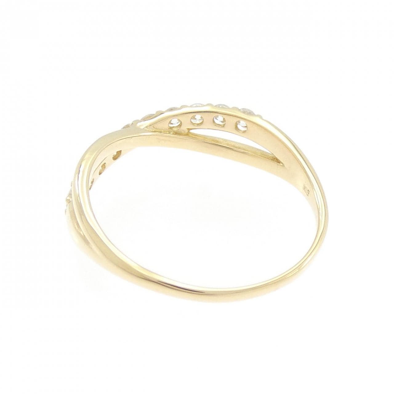 【リメイク】K18YG ダイヤモンド リング 0.30CT