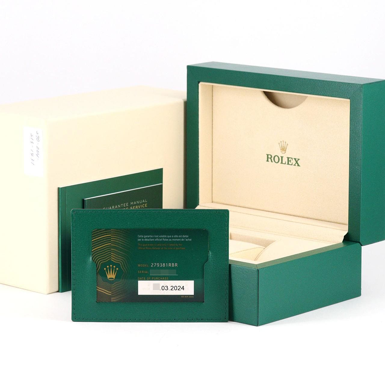 ロレックス デイトジャスト 279381RBR SSxPG 自動巻 ランダム番