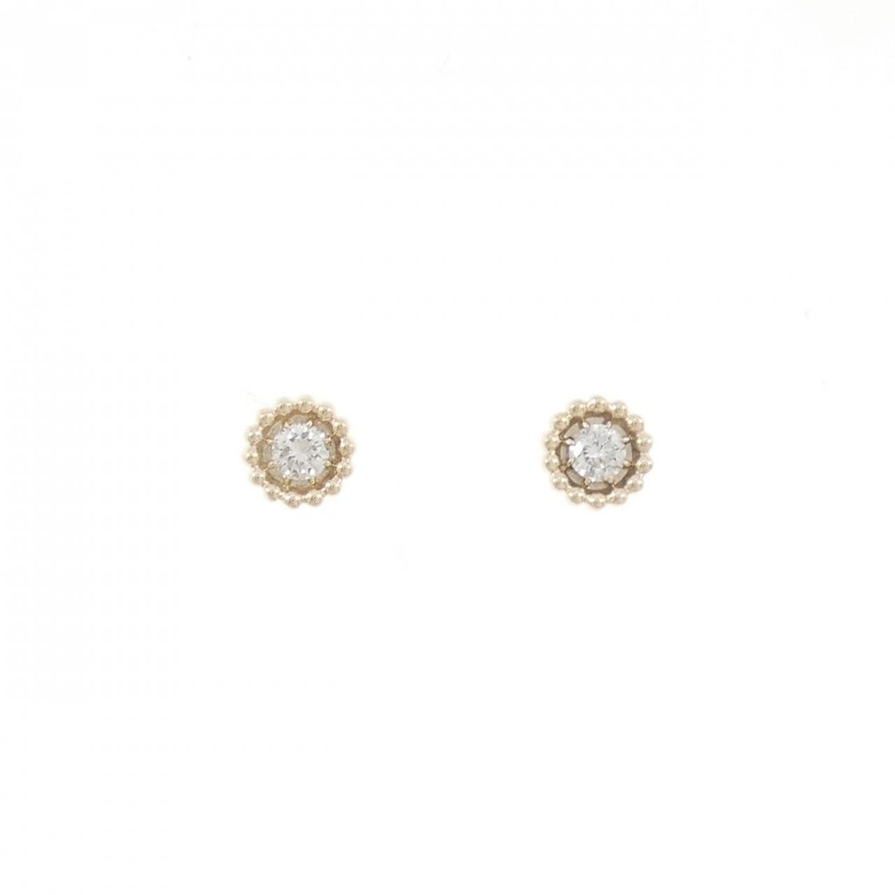 【リメイク】K10YG ダイヤモンド ピアス 0.14CT