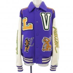 ルイヴィトン LOUIS VUITTON マルチパッチミックスレザーバーシティブルゾン HNL90EMJY スタジャン
