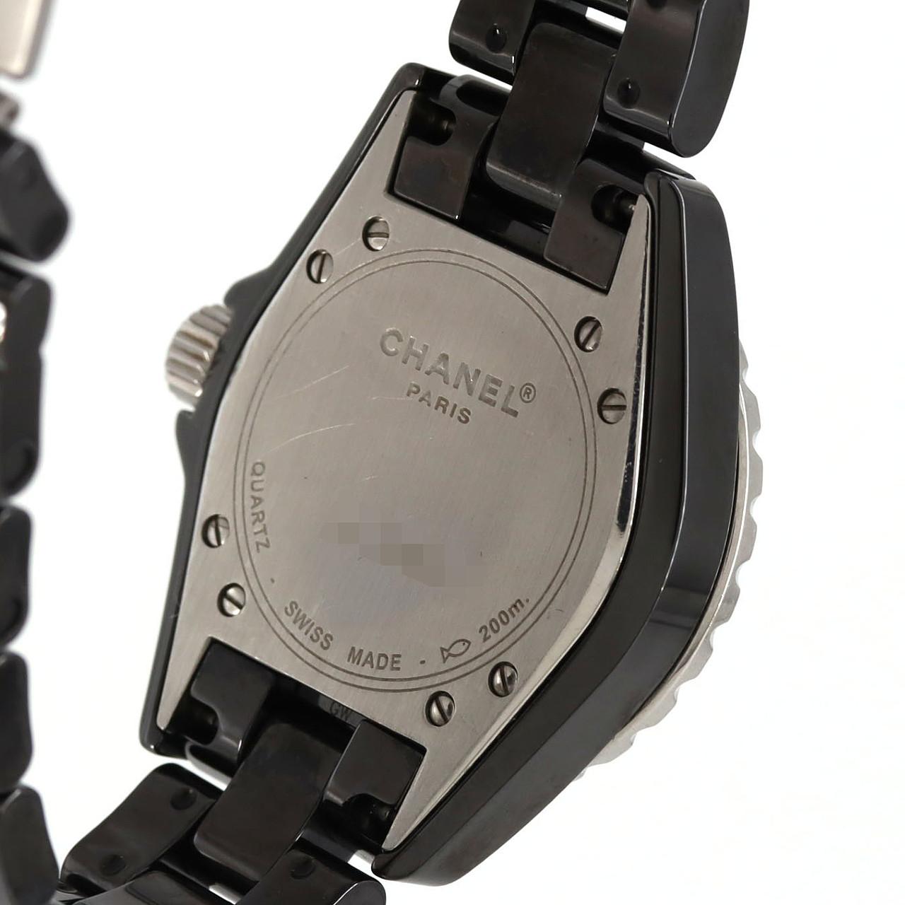 【ノーメンテナンス還元価格】シャネル J12 33mmセラミック･12P H1625 セラミック クォーツ