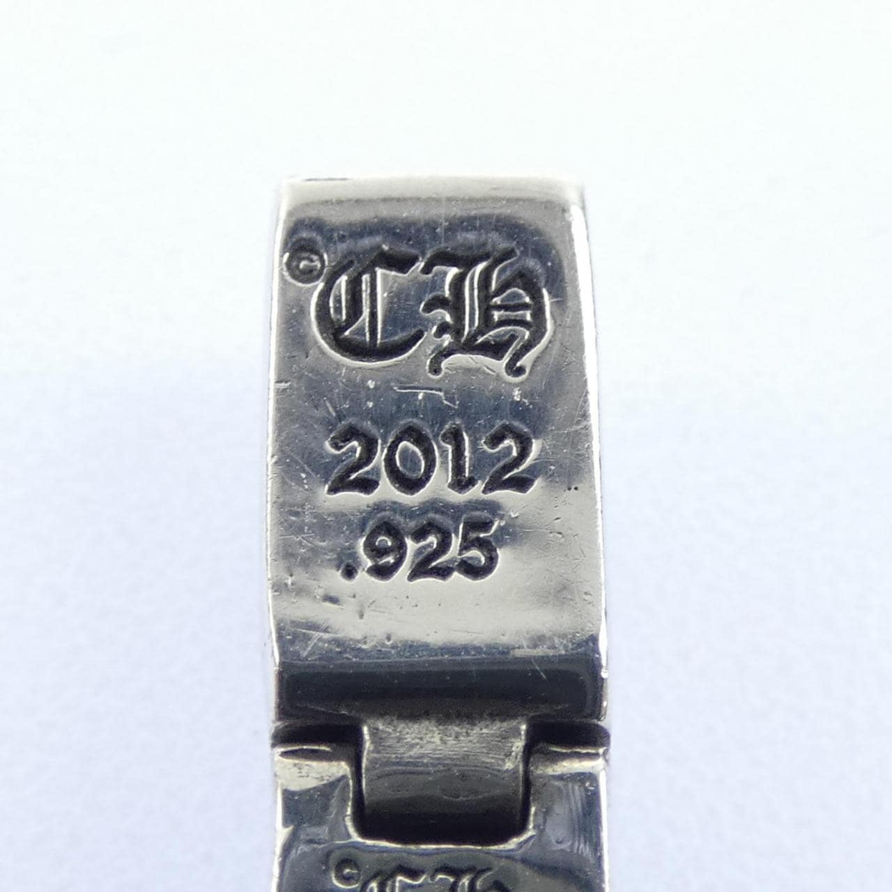 クロムハーツ CHROME HEARTS PYRAMID PLS LNK 1/4 L26 DMND SNGL 200132580SLVL26015 BRACELET
