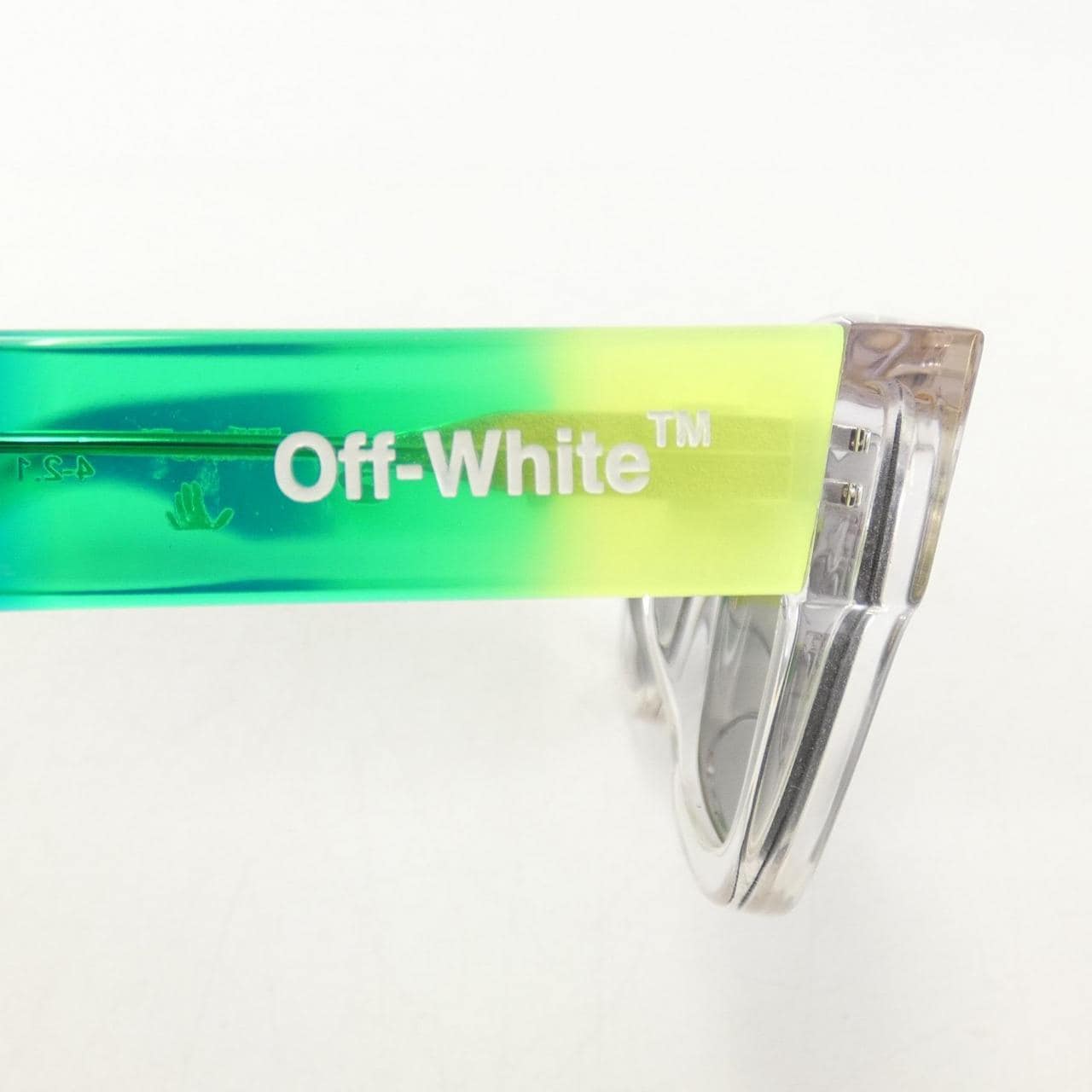 OFF-WHITE白色墨鏡