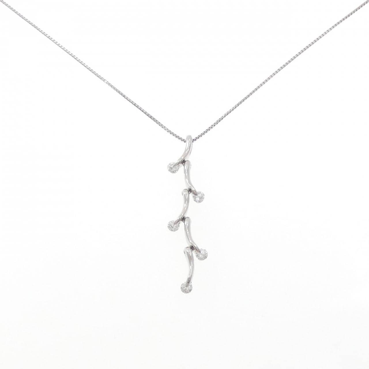 PT900/PT850 ダイヤモンド ネックレス 0.544CT