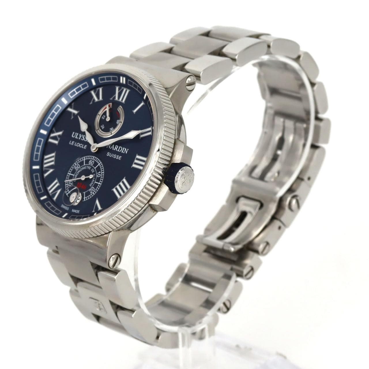 ユリス・ナルダン マリーンクロノメーター 1183-126-7M/43 SS 自動巻