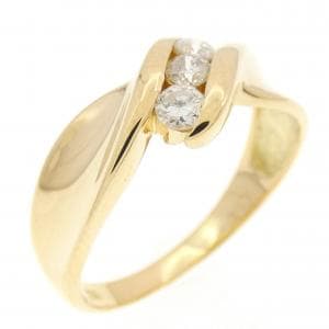 K18YG ダイヤモンド リング 0.19CT