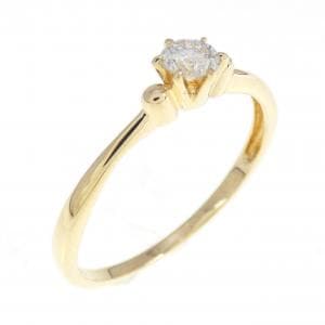 K18YG ダイヤモンド リング 0.18CT