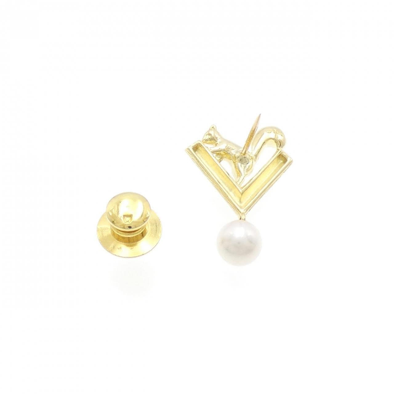MIKIMOTO Akoya珍珠胸针 6.3 毫米