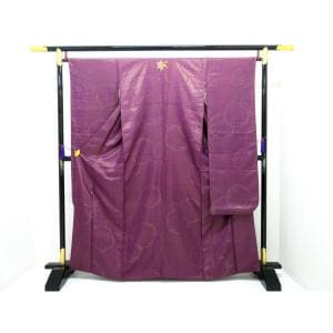 振袖　金通し　華紋入り