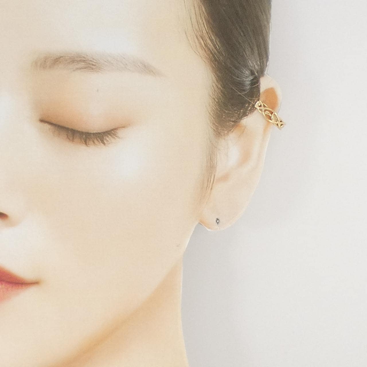 4゜C K18YG イヤーカフ