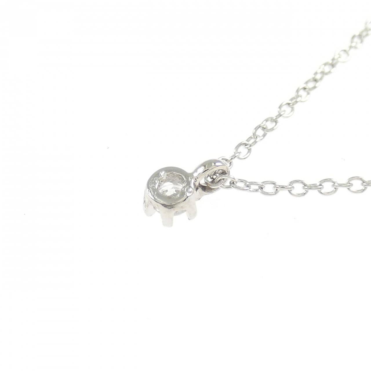 PT850 ソリティア ダイヤモンド ネックレス 0.05CT