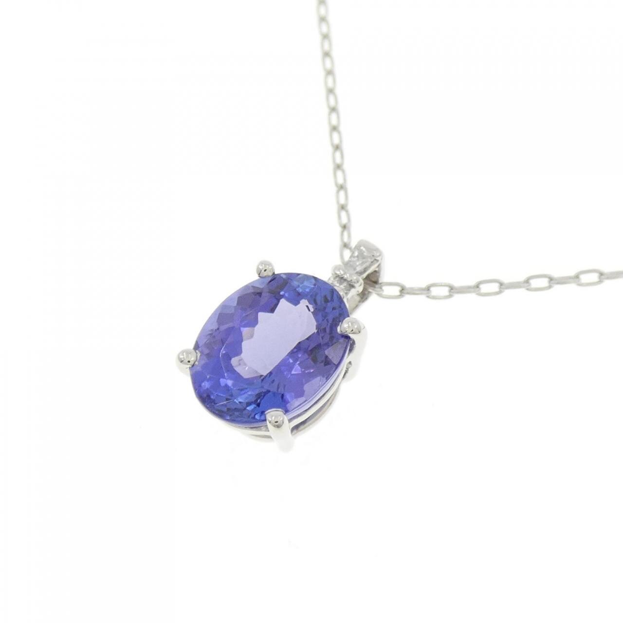 純PT/PT タンザナイト ネックレス 2.34CT