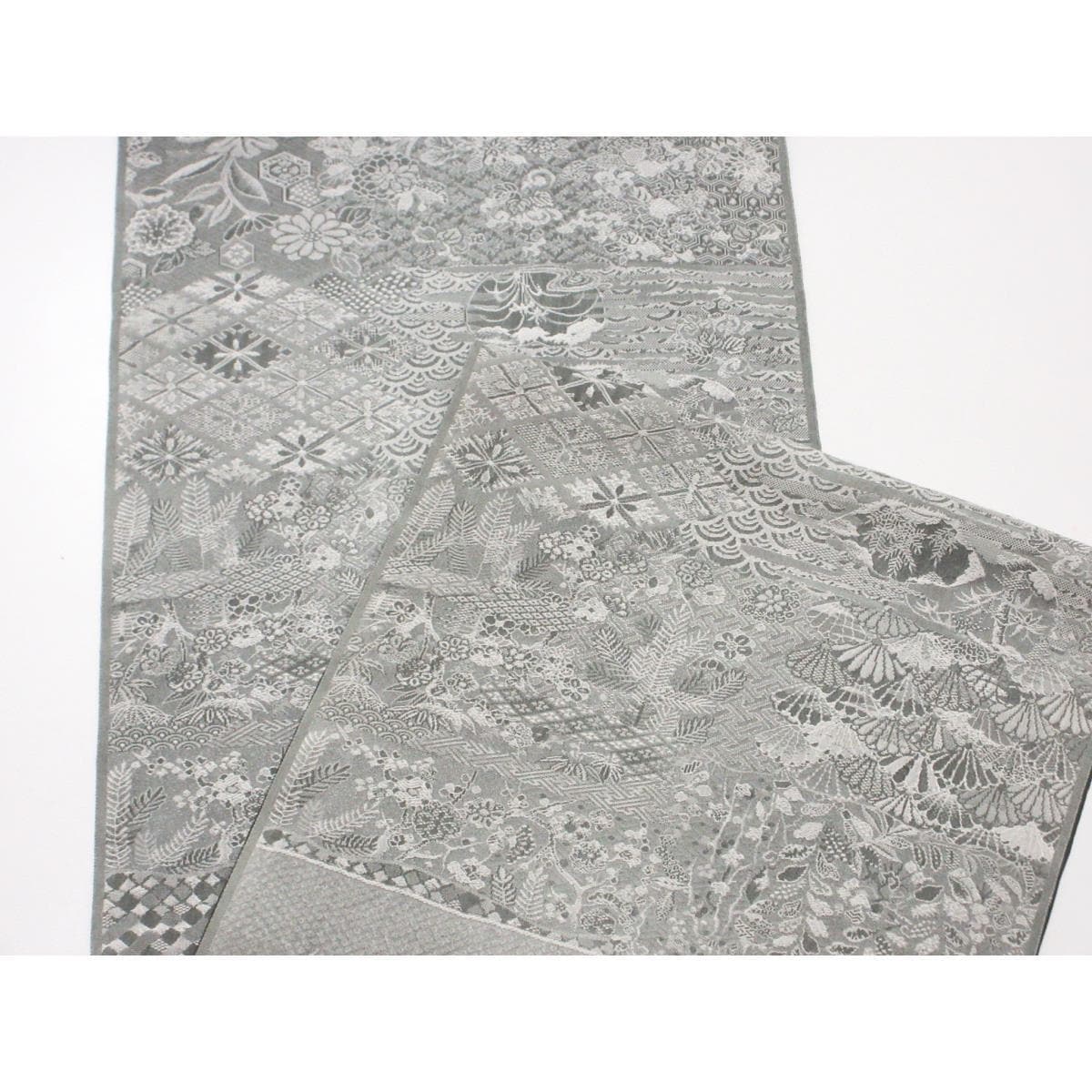 【未使用品】着尺反物　小紋　山岡古都